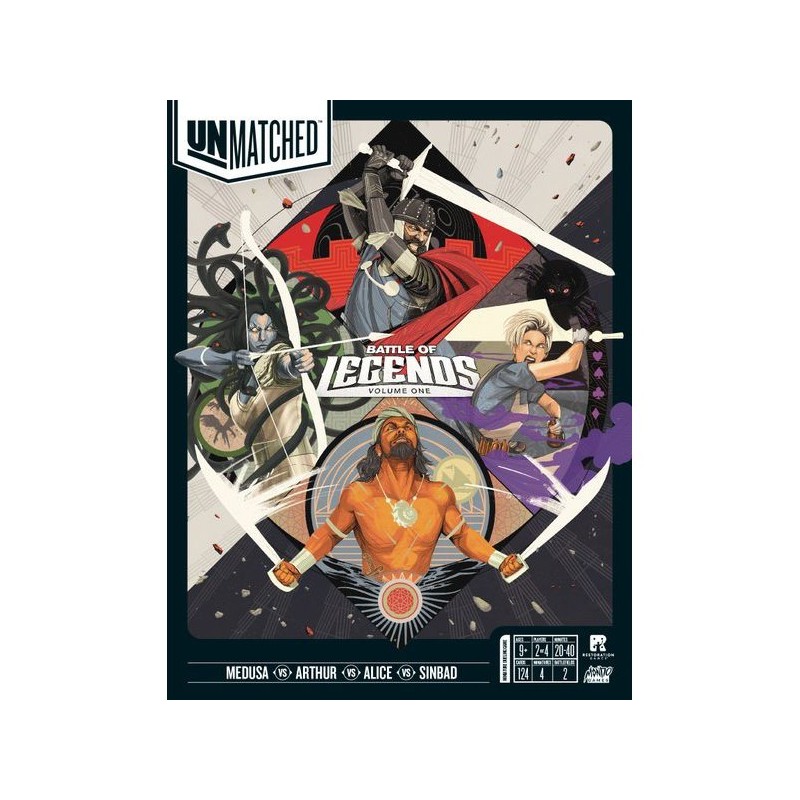 Unmatched: Battle of Legends - Volume 1 ENG - gioco da tavolo