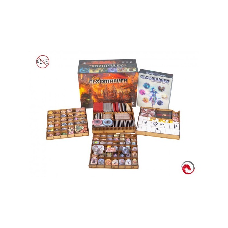 Organizer scatola - Gloomhaven + Forgotten Circle - accessorio per giochi