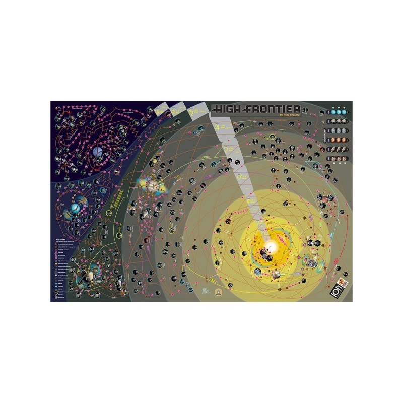 Playmat: High Frontier 4 All (Tappetino) - gioco da tavolo