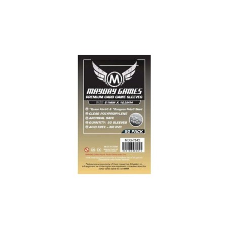 61x103 mm bustine protettive trasparenti MayDay - 50 bustine MDG7142