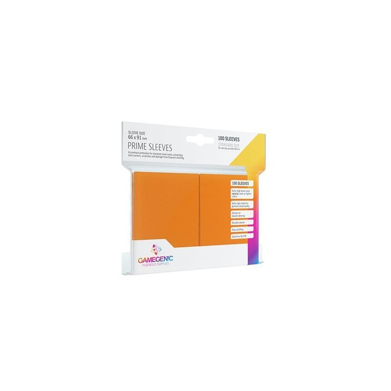 66x91 mm bustine protettive Arancio Gamegenic (100) - accessorio per giochi