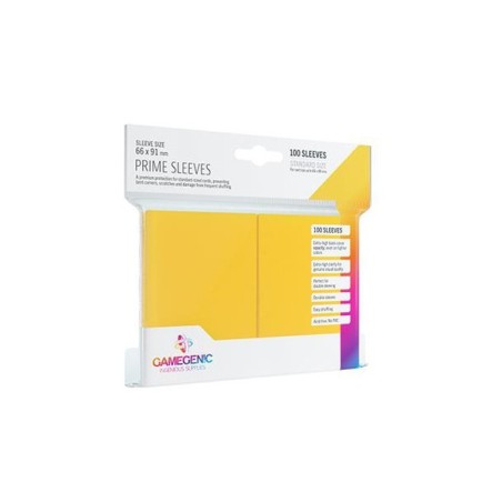 66x91 mm bustine protettive Giallo Gamegenic (100)