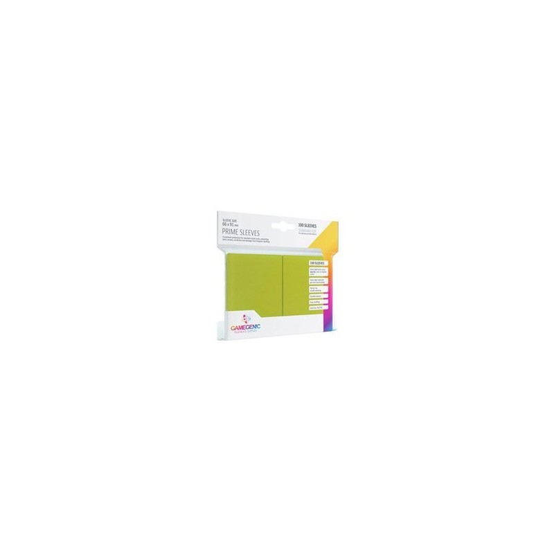 66x91 mm bustine protettive Lime Gamegenic (100) - accessorio per giochi