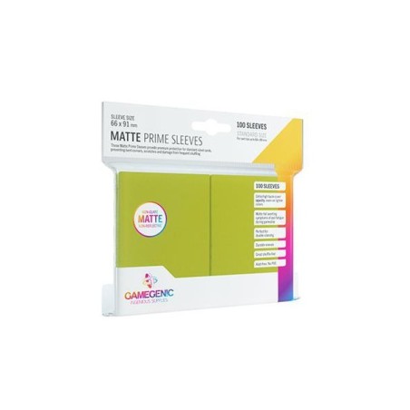 66x91 mm bustine protettive Lime Matte Gamegenic (100)