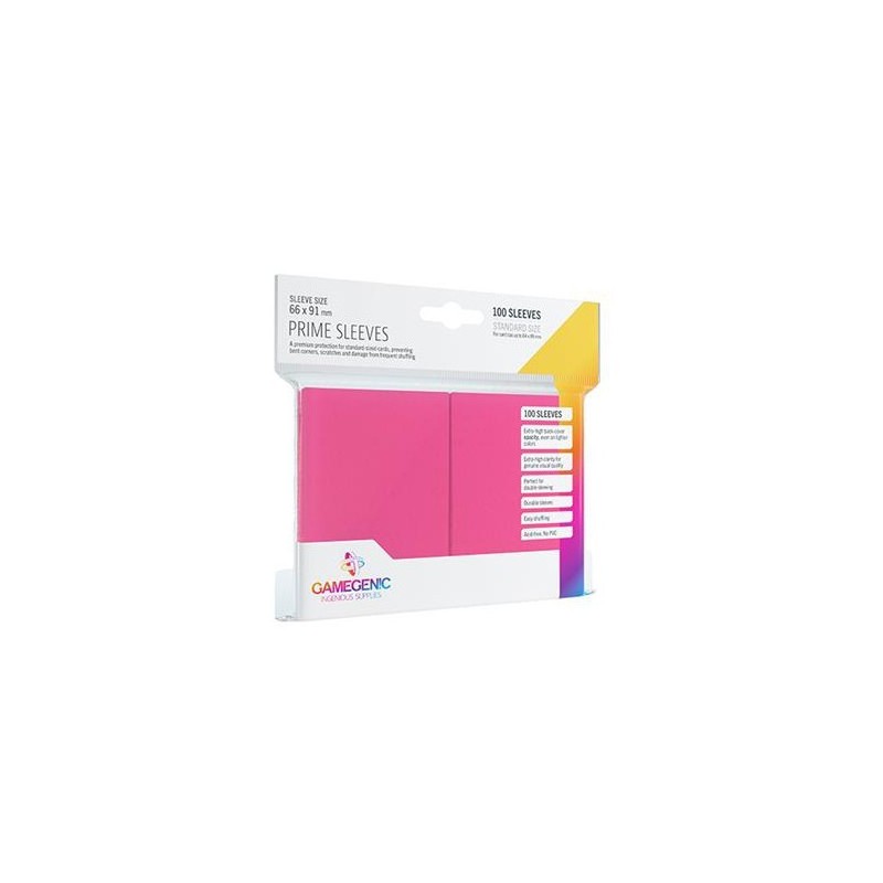 66x91 mm bustine protettive Rosa Gamegenic (100) - accessorio per giochi