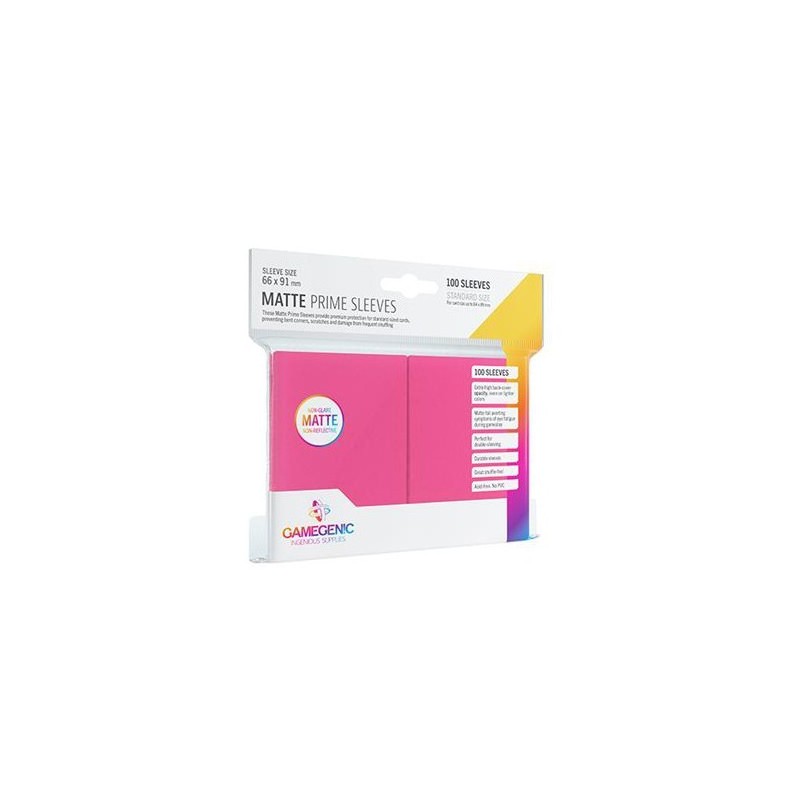 66x91 mm bustine protettive Rosa Matte Gamegenic (100) - accessorio per giochi