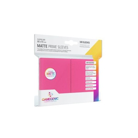 66x91 mm bustine protettive Rosa Matte Gamegenic (100)