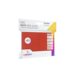 66x91 mm bustine protettive Rosso Matte Gamegenic (100)