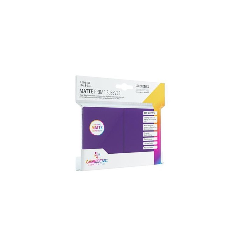 66x91 mm bustine protettive Viola Matte Gamegenic (100) - accessorio per giochi