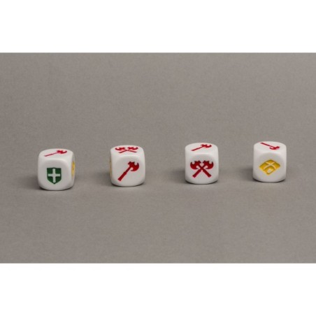 Set dadi combattimento (5 dadi a 6 facce)