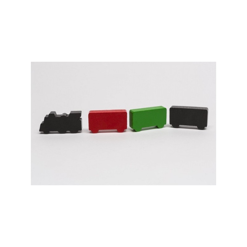 Pedina Locomotiva con Vagoni - accessorio per giochi