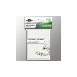 62X89 mm bustine protettive Blackfire Bianche Glossy front - Matte back (60)
