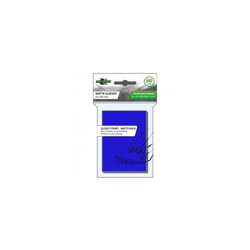 62X89 mm bustine protettive Blackfire Blu Glossy front - Matte back (60) - accessorio per giochi