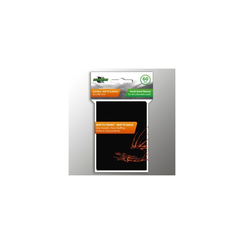 62X89 mm bustine protettive Blackfire Nere Matte front - Matte back (60) - accessorio per giochi
