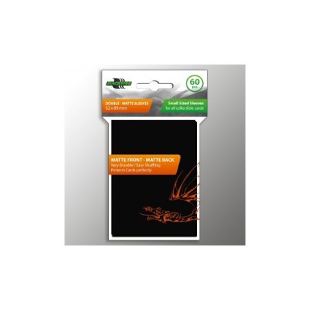 62X89 mm bustine protettive Blackfire Nere Matte front - Matte back (60)