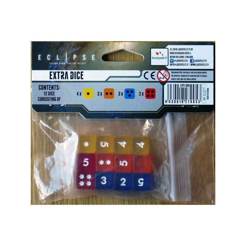 Extra Dice: Eclipse: Second Dawn for the Galaxy - gioco da tavolo