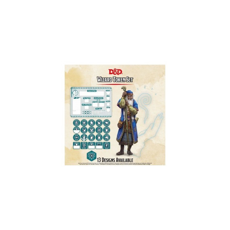 Wizard Token Set - Dungeons & Dragons - accessorio per giochi