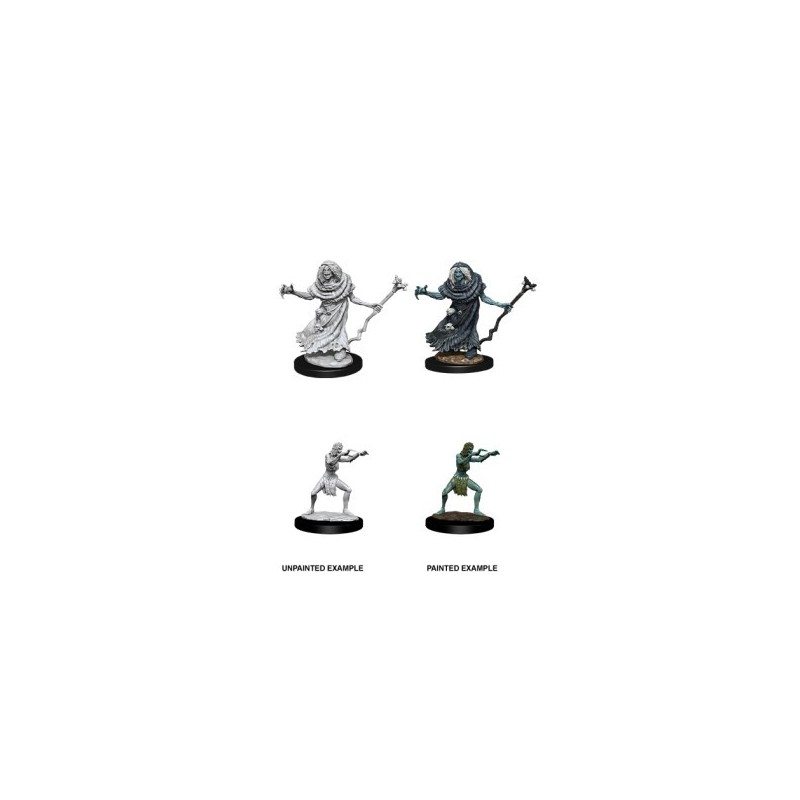 Sea Hag and Bheur Hag (2 Units) - D&D Nolzur's Marvelous Unpainted Miniatures - accessorio per giochi