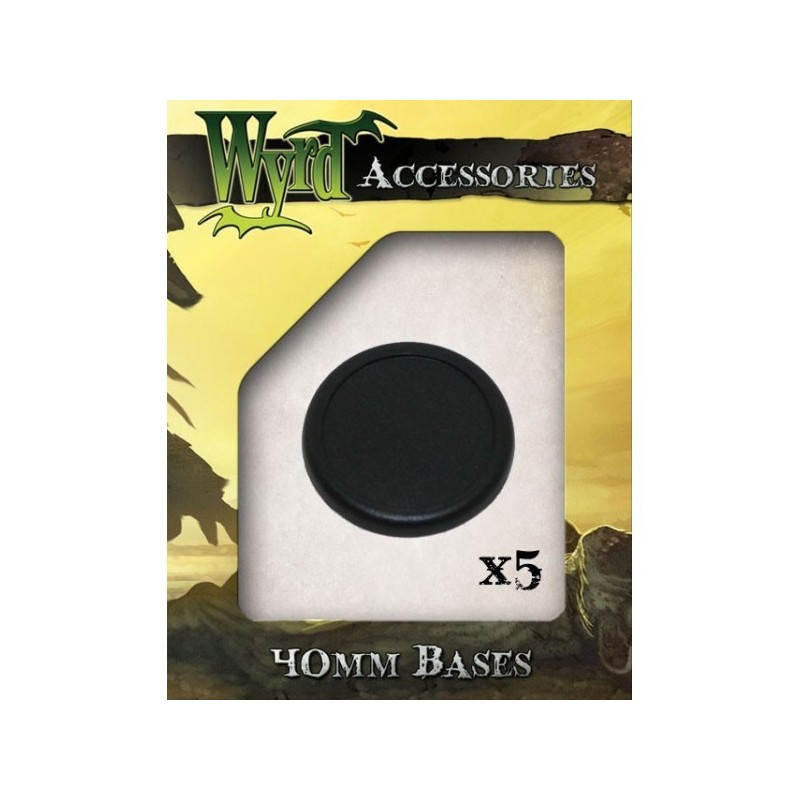 Basetta in plastica rotonda (5 pezzi) (Round Lipped Plastic Bases) - accessorio per giochi