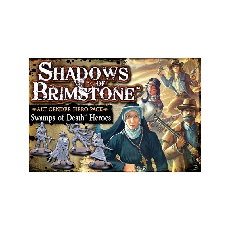 Alt Gender Hero Pack (Swamps of Death): Shadows of Brimstone - gioco da tavolo