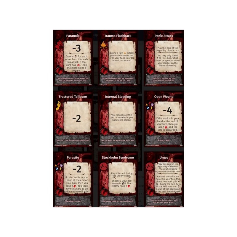 Wound Deck: Perdition's Mouth - gioco da tavolo