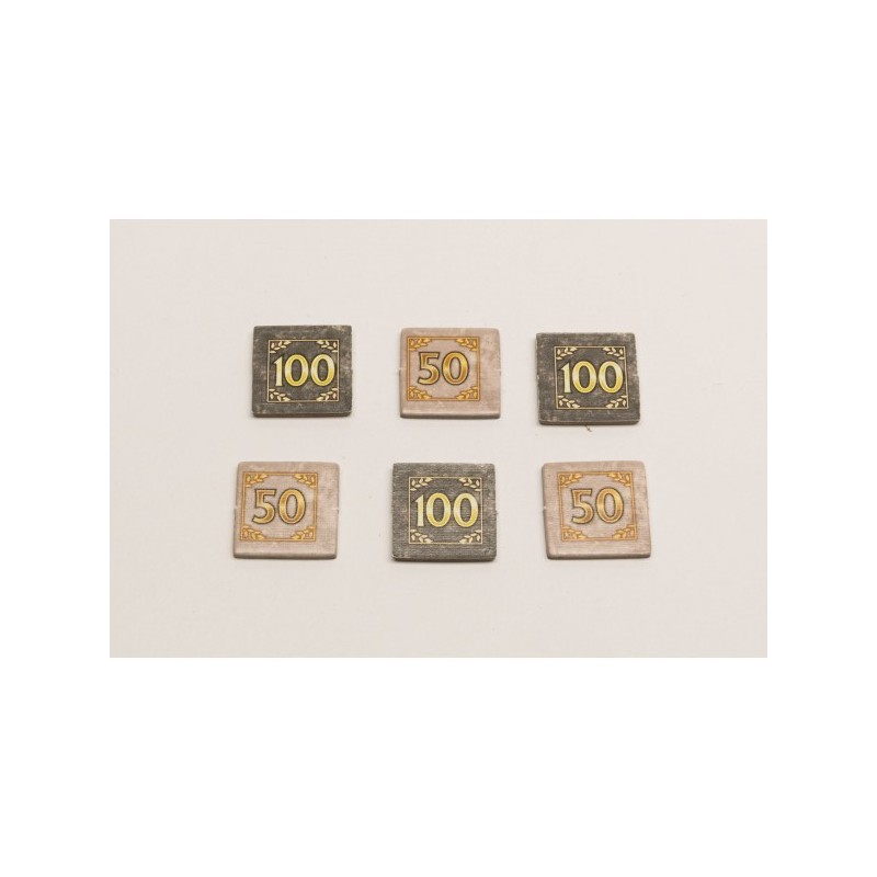 Token punti vittoria (quadro - 50-100 pt) - accessorio per giochi