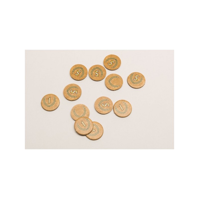 Token punti vittoria (tondo - 5 pt) - accessorio per giochi