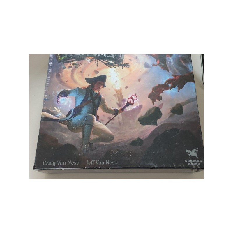 Shifting Realms (scatola con danni lungo spigoli) - gioco da tavolo