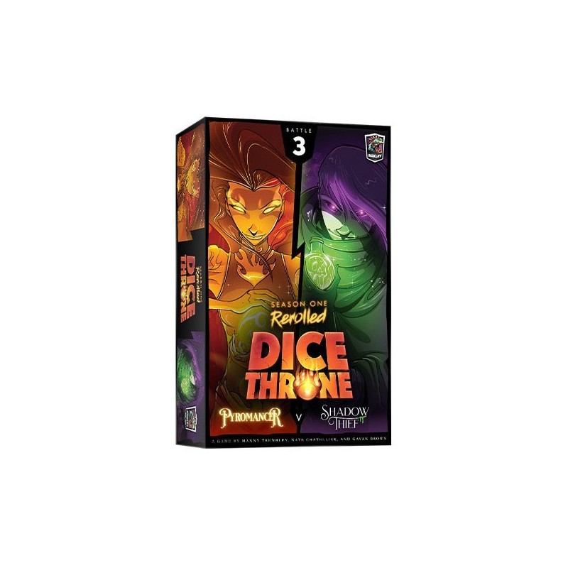 Dice Throne Season 1 Rerolled (3): Pyromancer Vs Shadow Thief - gioco da tavolo