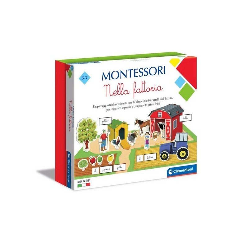 Montessori: Nella Fattoria - CLEMENTONI - gioco da tavolo
