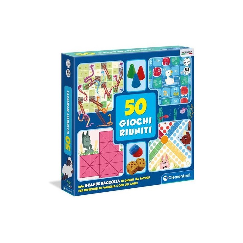 50 Giochi Riuniti - CLEMENTONI - gioco da tavolo