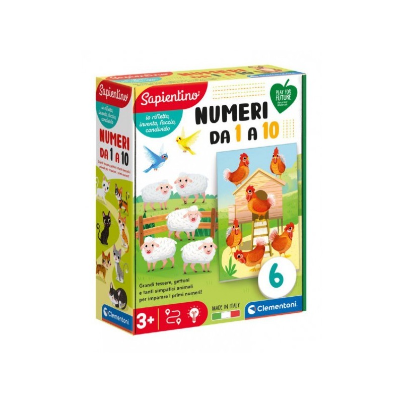 Numeri da 1 a 10 - CLEMENTONI - gioco da tavolo