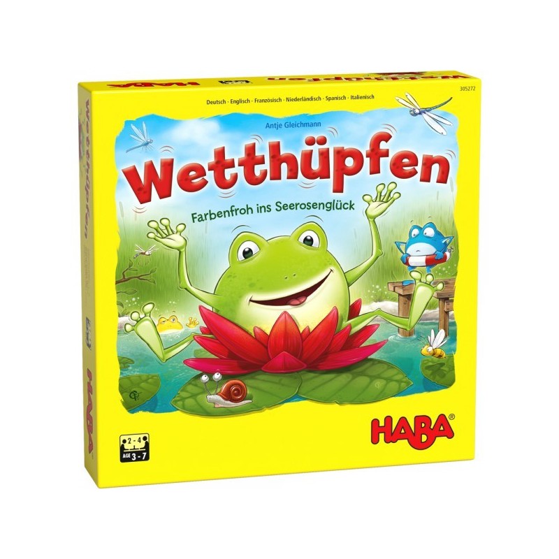 Rane Salterine (Wetthupfen) - HABA - gioco da tavolo