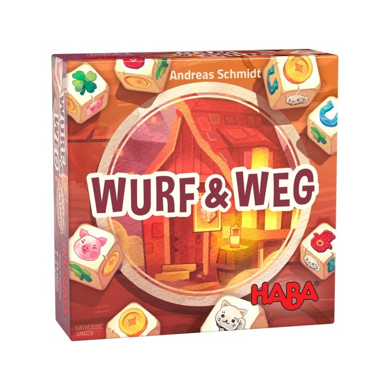 Tira e Passa (Wurf and Weg) - HABA - gioco da tavolo