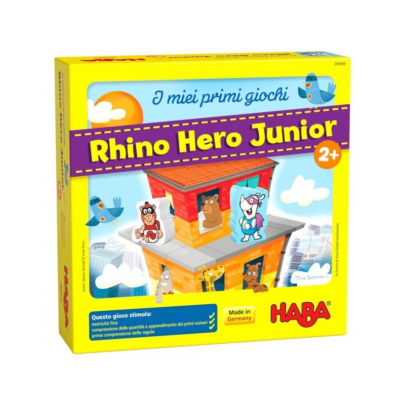 Rhino Hero Junior - HABA - gioco da tavolo