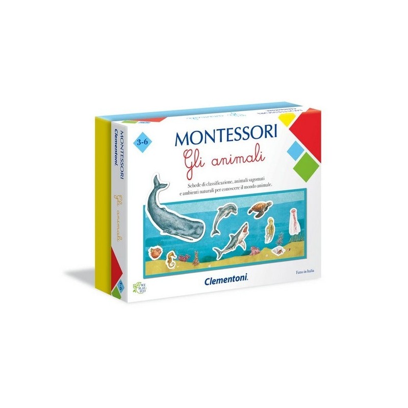 Montessori: Gli animali - CLEMENTONI - gioco da tavolo