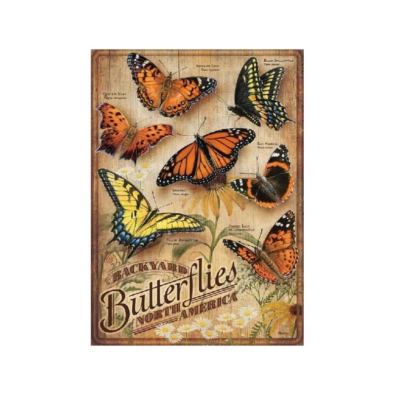 Backyard Butterflies - Cobble Hill Puzzle 500 pezzi - gioco da tavolo