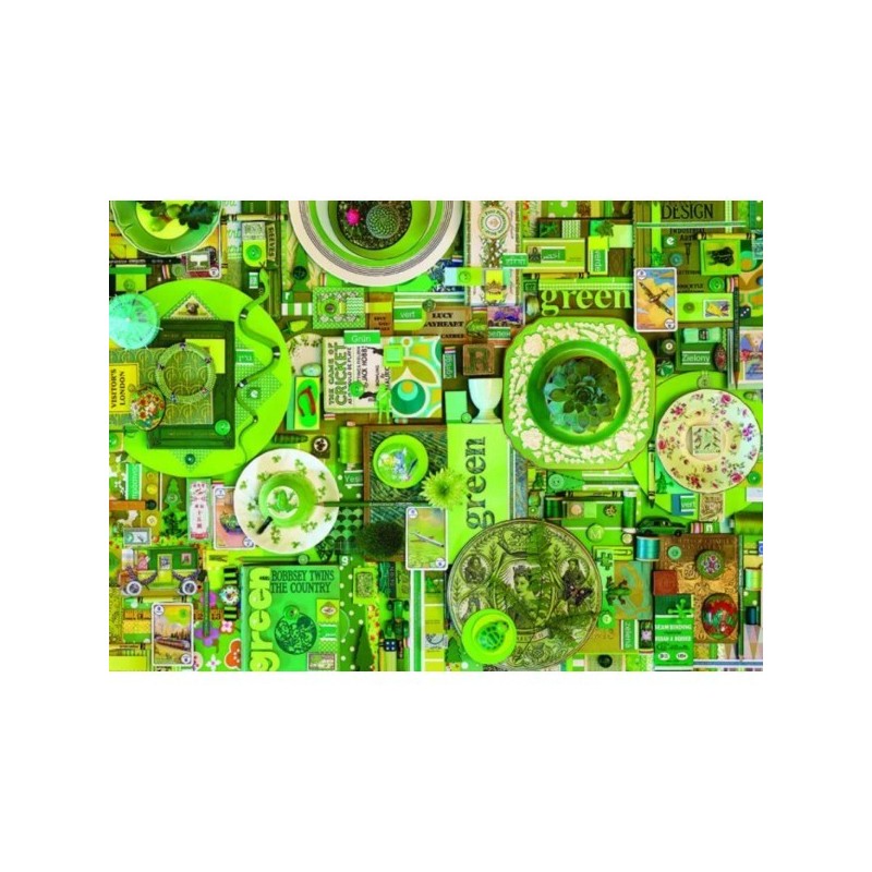 Green - Cobble Hill Puzzle 1000 pezzi - gioco da tavolo