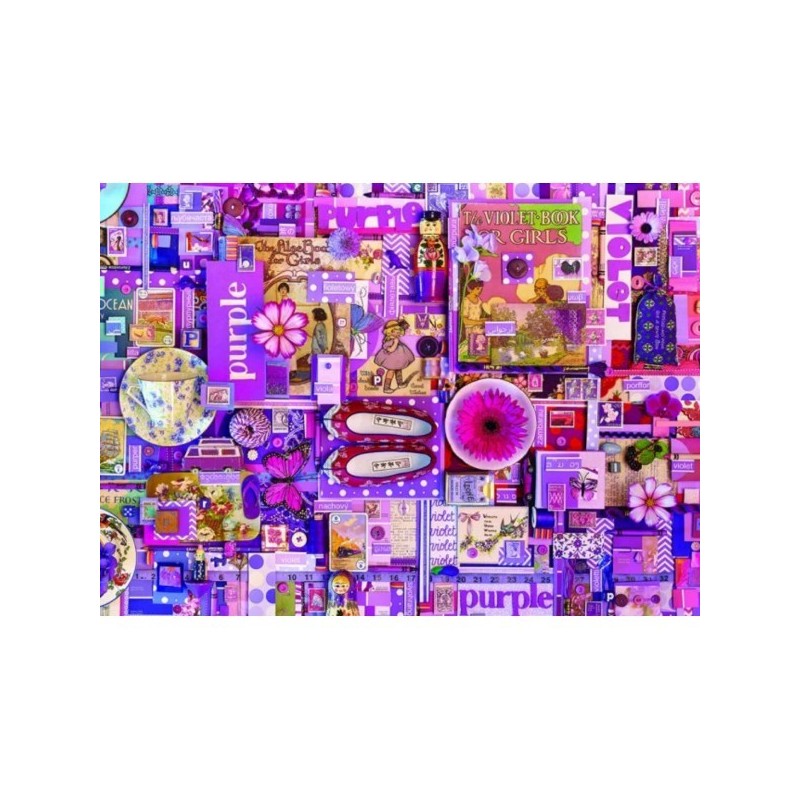 Purple - Cobble Hill Puzzle 1000 pezzi - gioco da tavolo