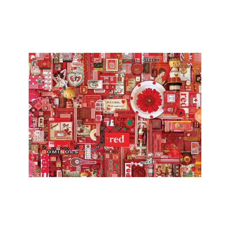 Red - Cobble Hill Puzzle 1000 pezzi - gioco da tavolo