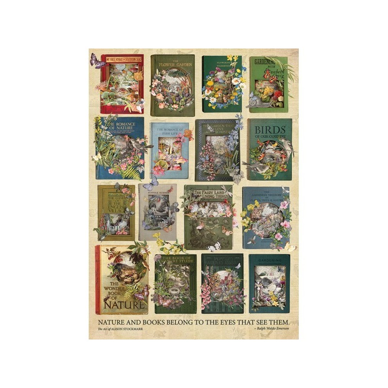 The Nature of Books - Cobble Hill Puzzle 1000 pezzi - gioco da tavolo