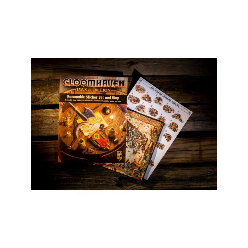 Removable Sticker Set - Jaws of the Lion: Gloomhaven ENG - gioco da tavolo