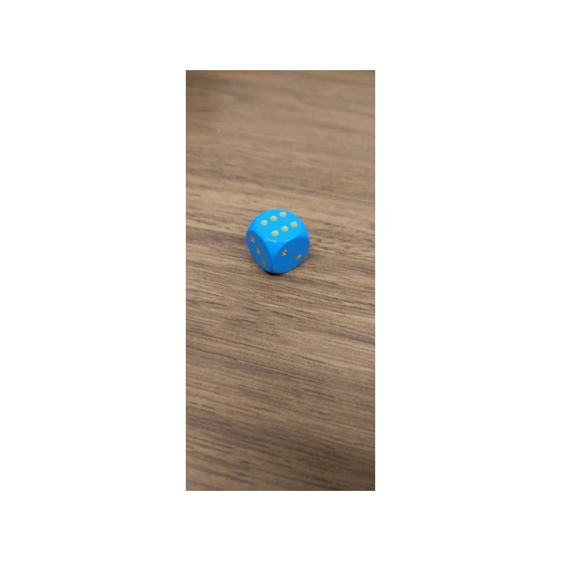 Dado 16mm Azzurro - accessorio per giochi