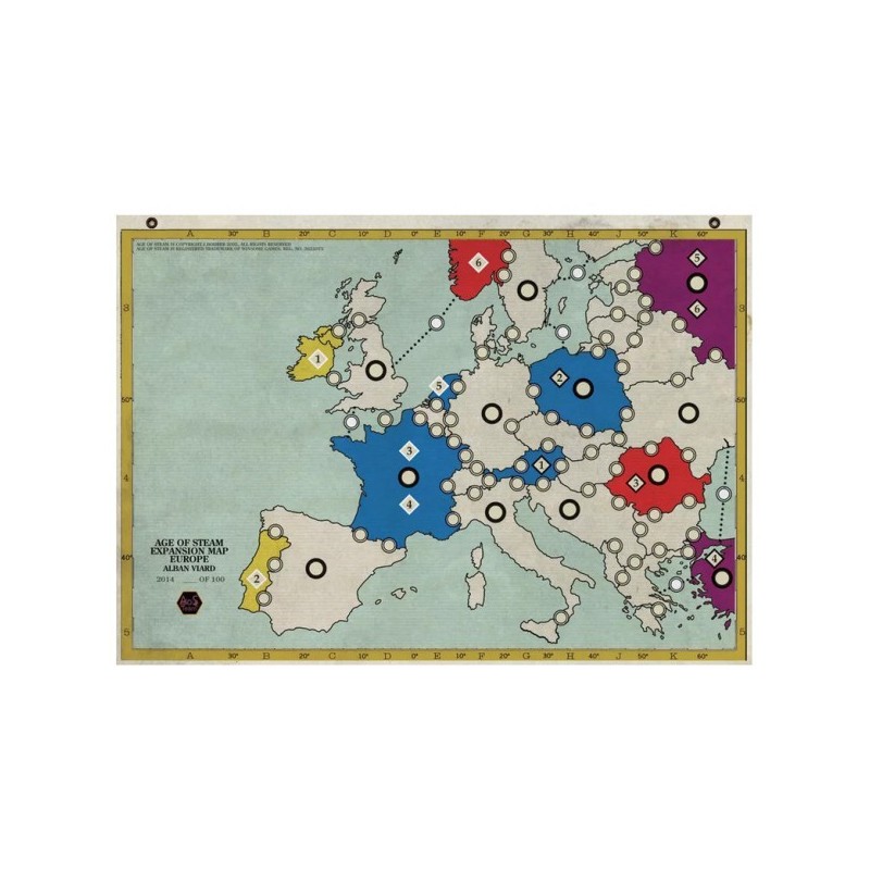 Old Europe and 51st State: Age of Steam - gioco da tavolo