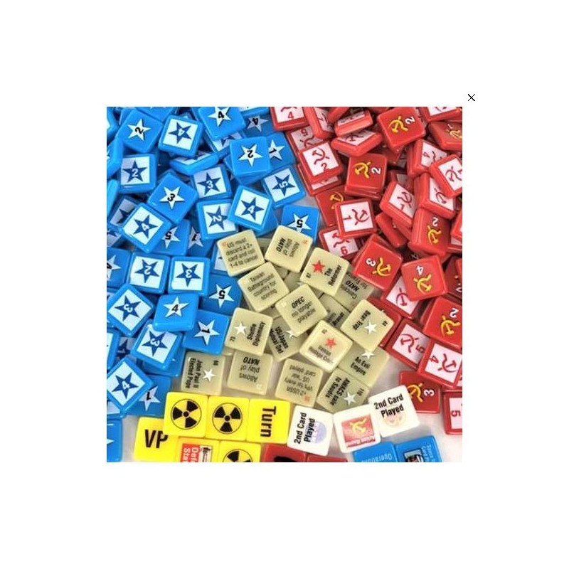 Deluxe Plastic Pieces: Twilight Struggle - gioco da tavolo