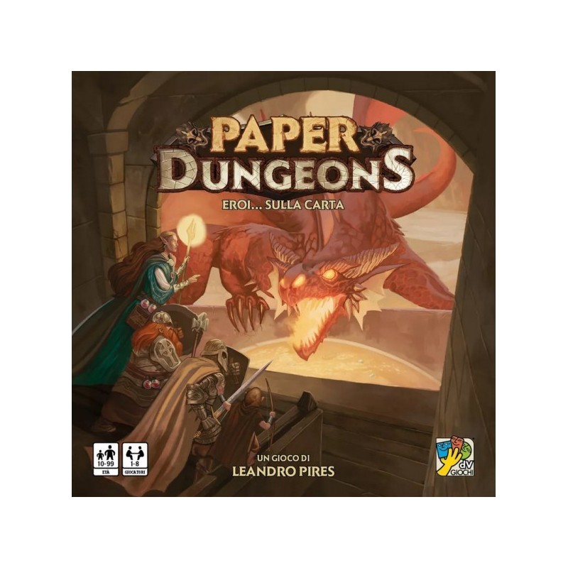 Paper Dungeons - gioco da tavolo