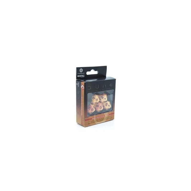Dice Set Arrakis - Dune: Adventures in the Imperium - gioco di ruolo
