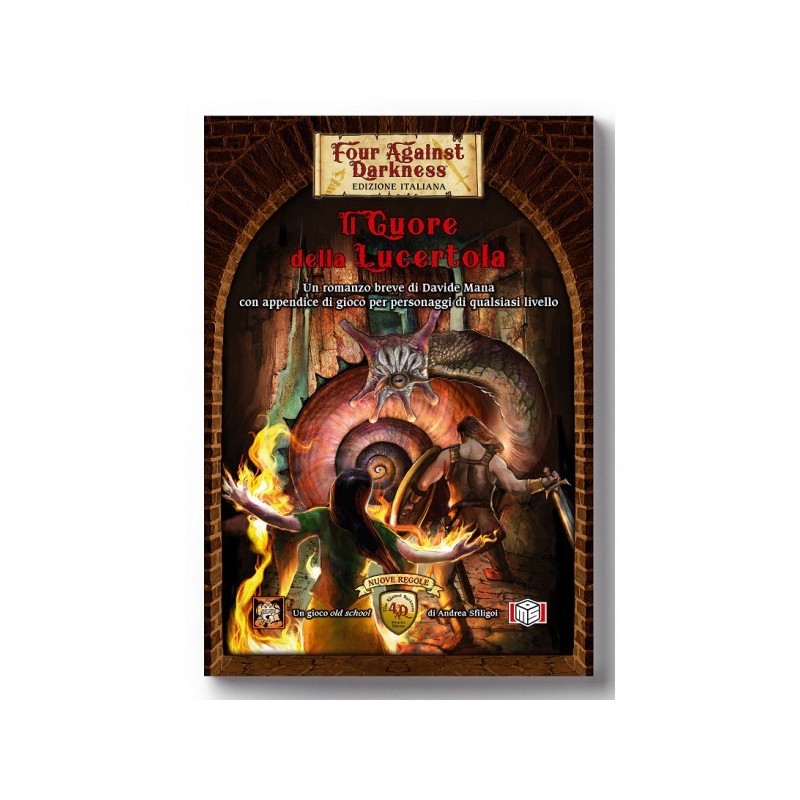 Il Cuore della Lucertola: Four Against Darkness ITA - gioco da tavolo