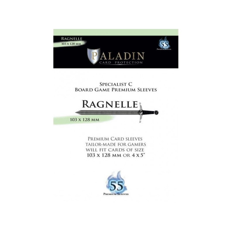 103x128 mm bustine protettive trasparenti Ragnelle Premium Specialist C (55 bustine) - accessorio per giochi