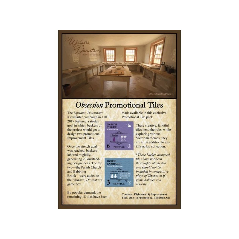 Promotional Tiles: Obsession - gioco da tavolo